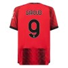 Maglia ufficiale AC Milan Giroud 9 Casa 2023-24 per Bambino